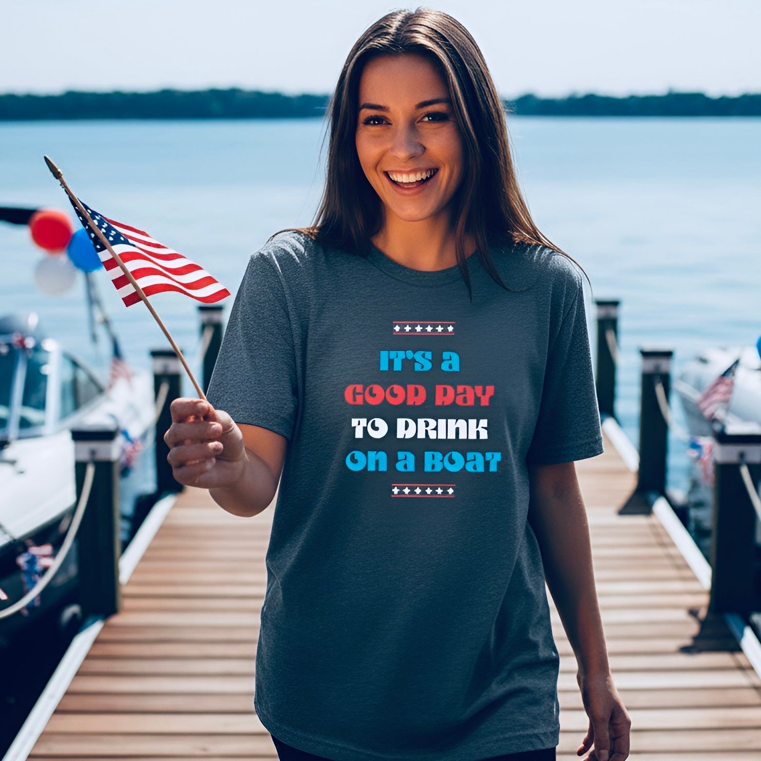 JULY 4th COLLECTION! "It's a Good Day" Short Sleeve Tee