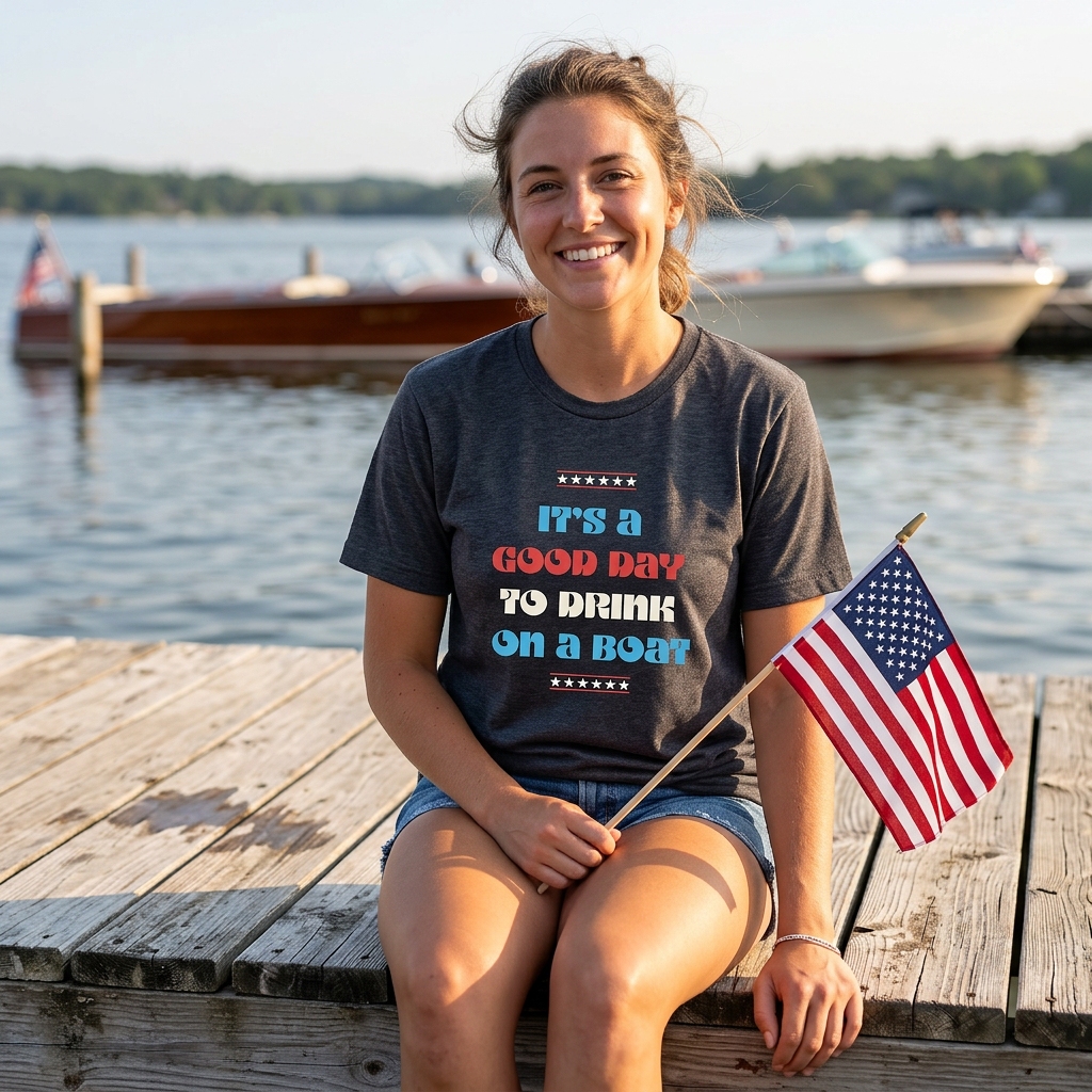 JULY 4th COLLECTION! "It's a Good Day" Short Sleeve Tee