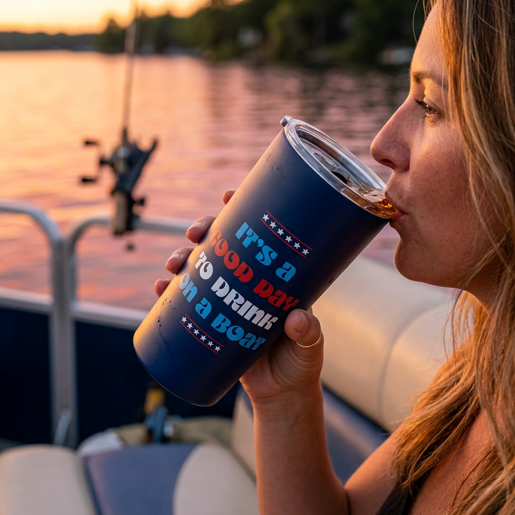 JULY 4th COLLECTION!  "It’s a Good Day" 20oz Travel Tumbler