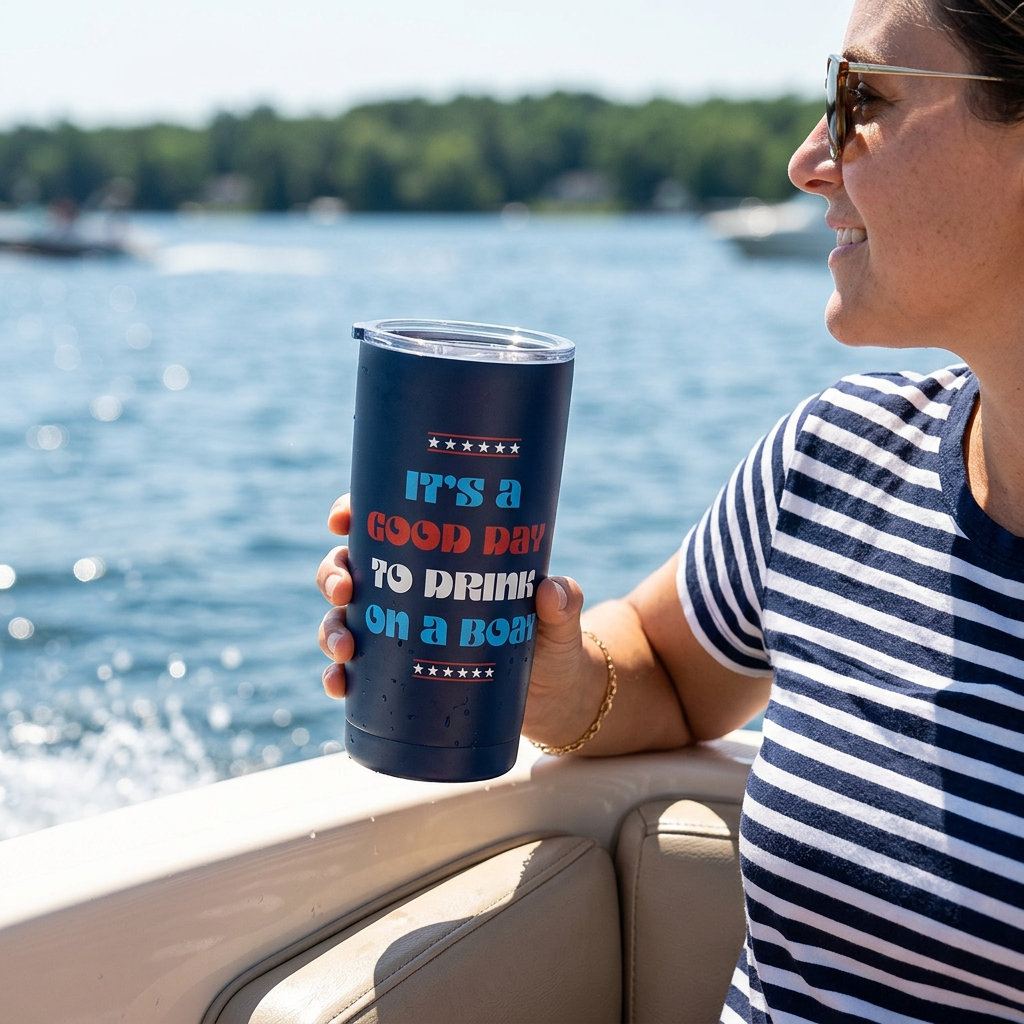 JULY 4th COLLECTION!  "It’s a Good Day" 20oz Travel Tumbler