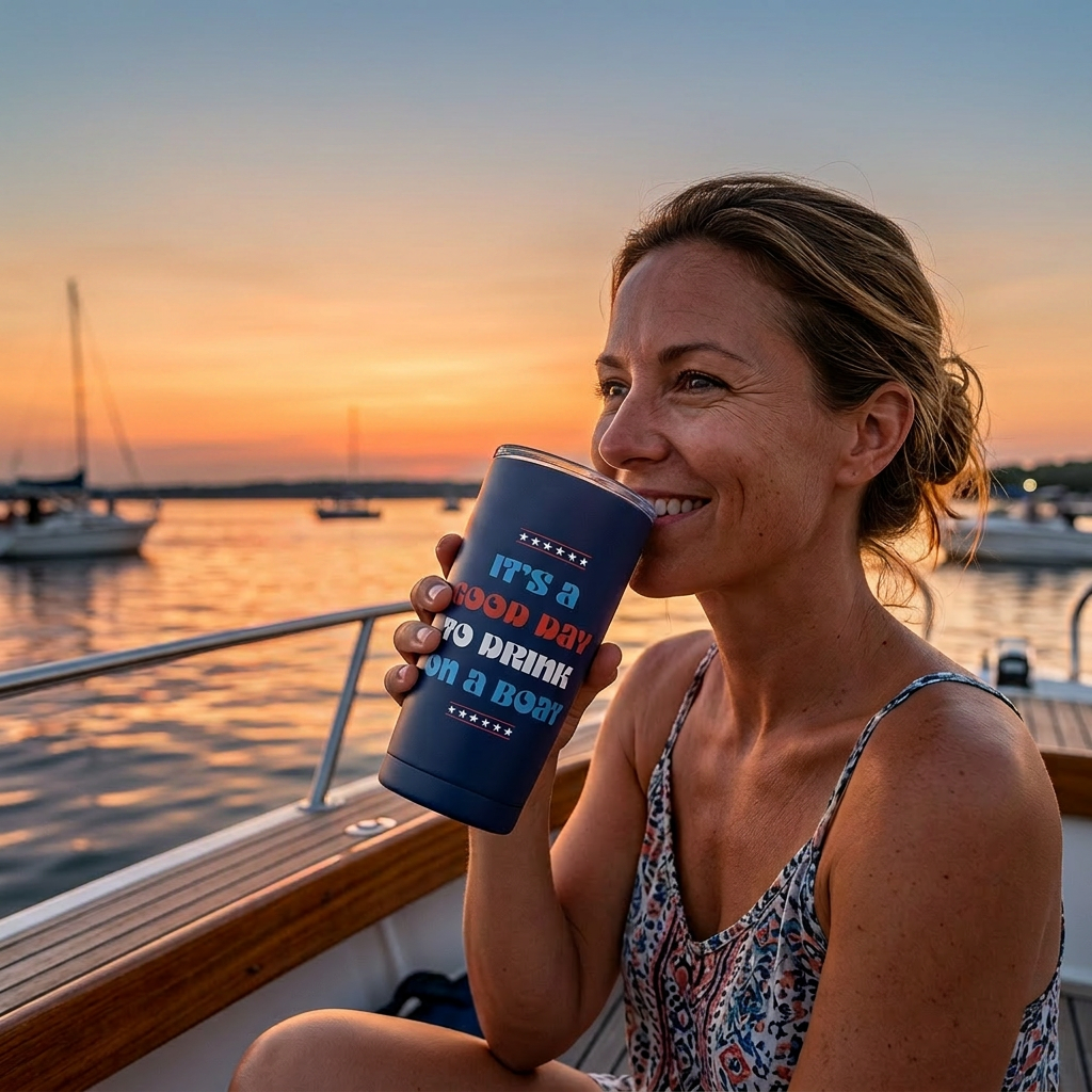 JULY 4th COLLECTION!  "It’s a Good Day" 20oz Travel Tumbler