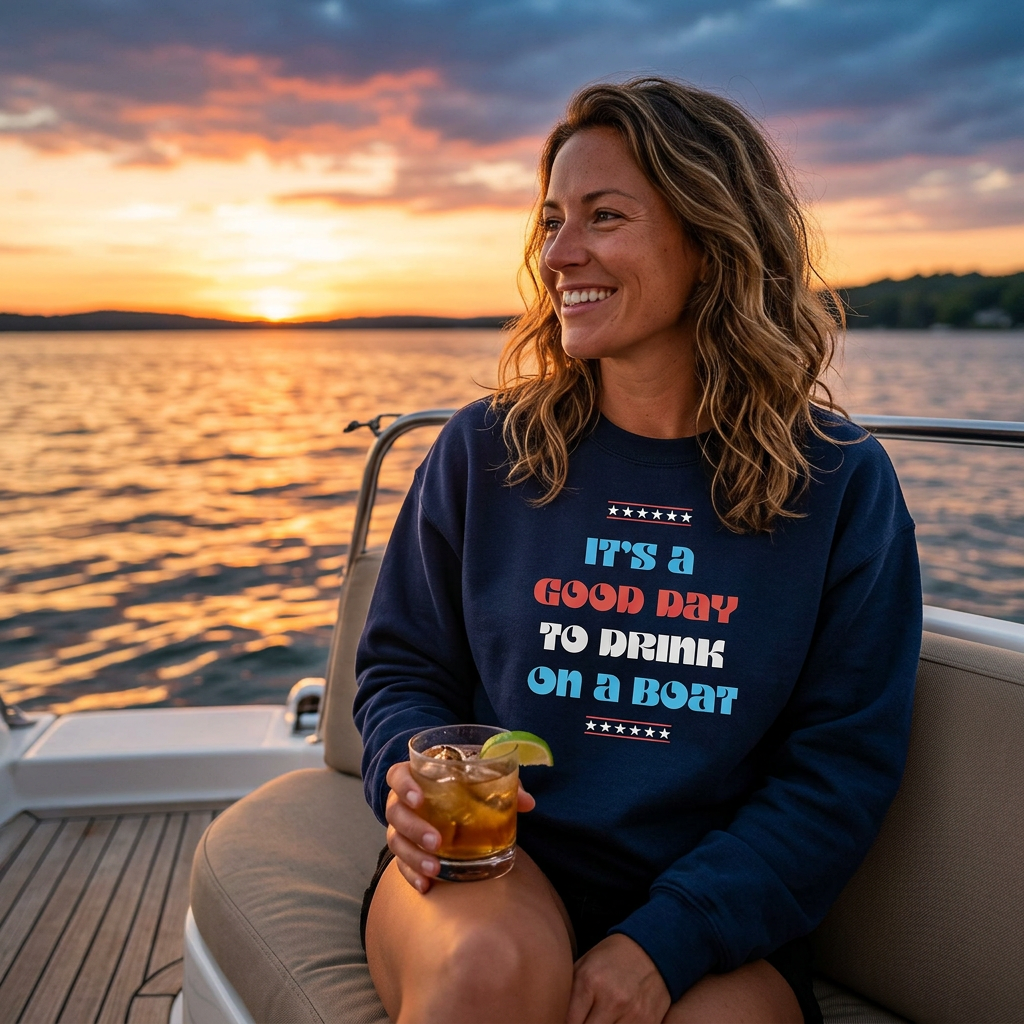 JULY 4th COLLECTION! "It’s a Good Day" Crew Neck
