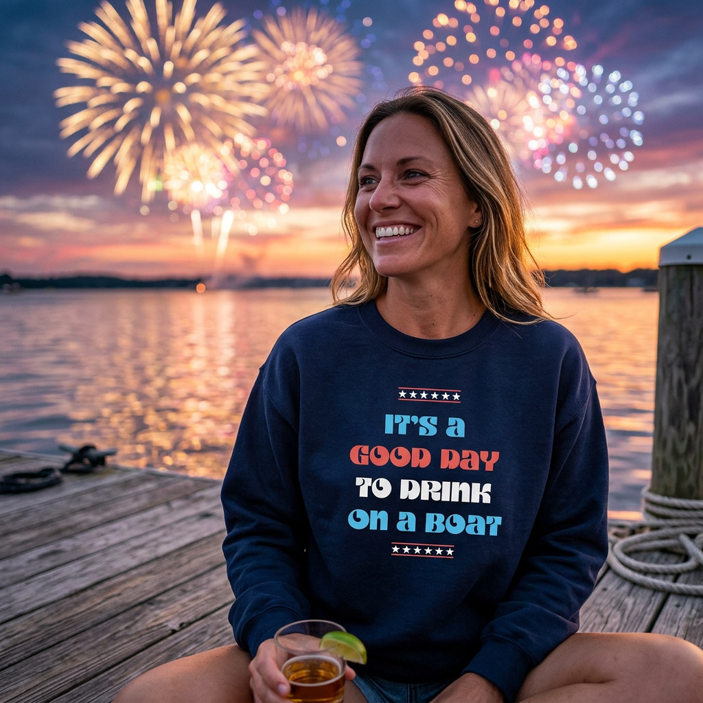 JULY 4th COLLECTION! "It’s a Good Day" Crew Neck